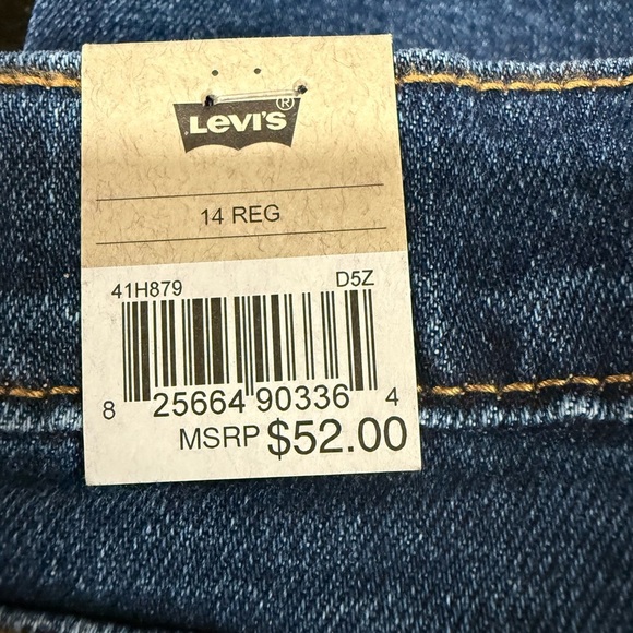 Levi’s 501 Original Skinny Jeans – Big Girls Size 14 – Adjustable Waistband NWT - Picture 3 of 16